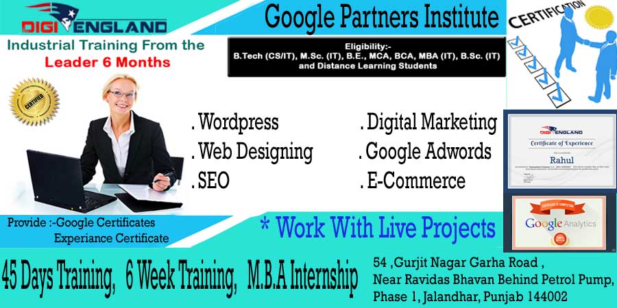 6 week industrial training jalandhar