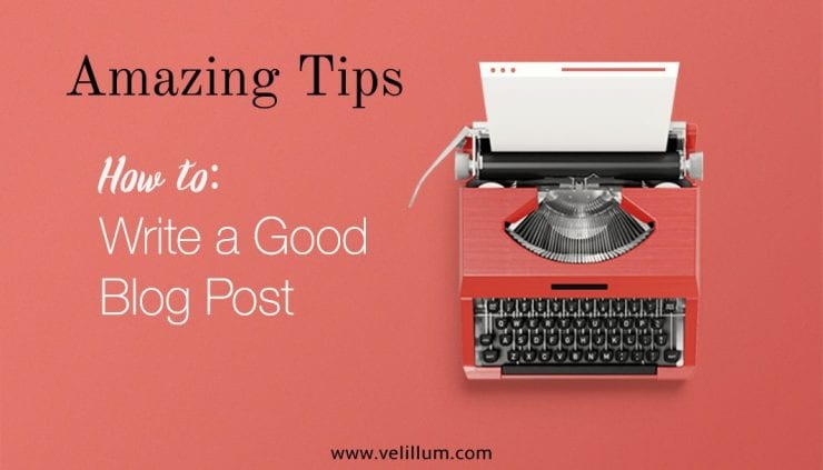 tips to write a blog